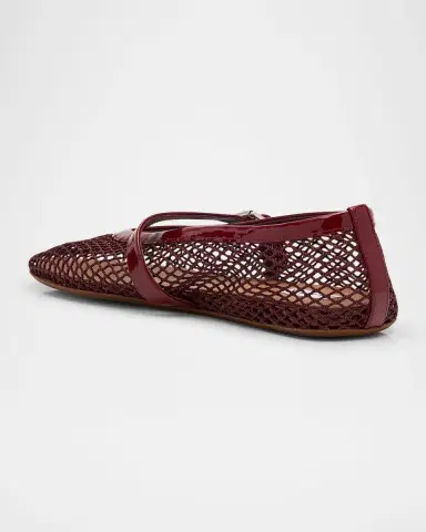 Alaïa Mesh Mary Jane Ballerina Flats | Thumbnail 33