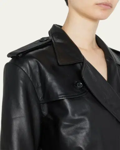SPRWMN Leather Trench Coat | Thumbnail 5