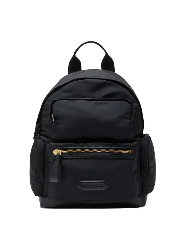 Men's Leather-Trim Recycled Nylon Backpack Men's Leather-Trim Recycled Nylon Backpack