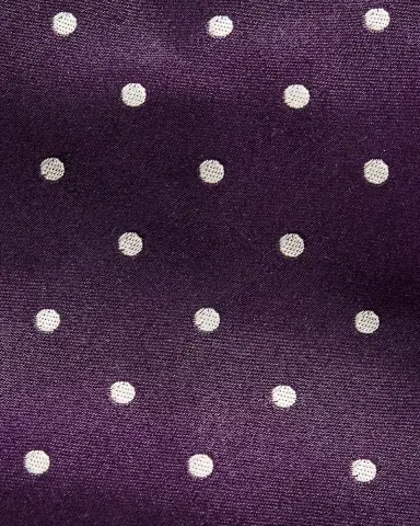 Ralph Lauren Purple Label Men's Polka-Dot Silk Satin Tie | Thumbnail 2