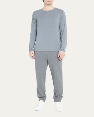 Derek Rose Men's Modal Crewneck T-Shirt | Thumbnail 2