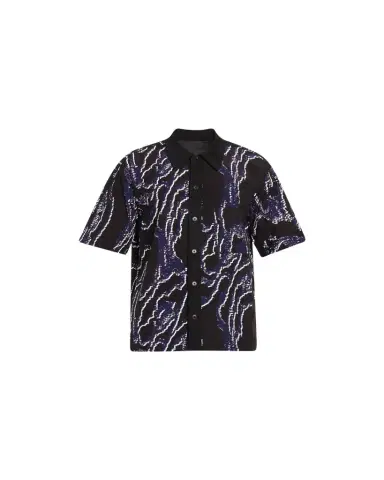 3.1 Phillip Lim Men's Wood Grain-Print Sport Shirt | Thumbnail 1