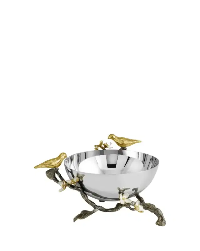 Michael Aram Lovebirds Nut Bowl