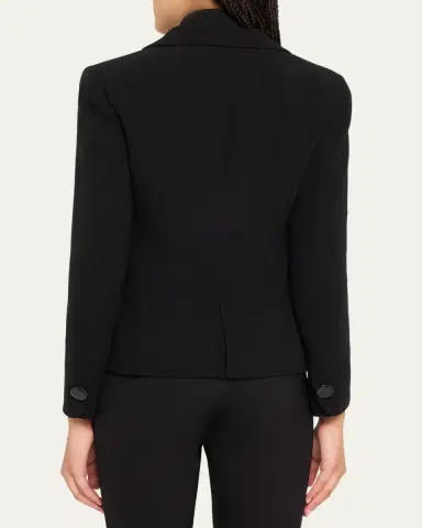 Giorgio Armani Cady Tailored Blazer Jacket | Thumbnail 3 Giorgio Armani Cady Tailored Blazer Jacket | Thumbnail 3