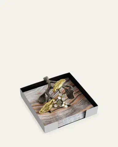 Michael Aram Lovebirds Cocktail Napkin Holder | Thumbnail 2