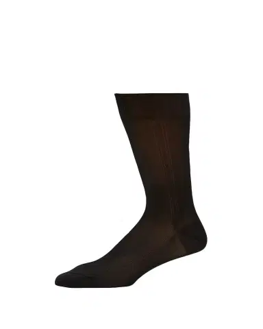 Bresciani Men's Formal Silk Crew Socks | Thumbnail 1 Bresciani Men's Formal Silk Crew Socks | Thumbnail 1