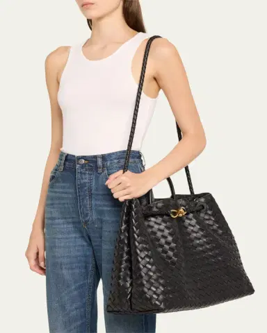 Bottega Veneta Andiamo Large Leather Tote Bag | Thumbnail 2 Bottega Veneta Andiamo Large Leather Tote Bag | Thumbnail 2
