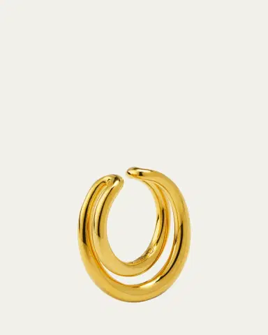 CHARLOTTE CHESNAIS Initial Cuff Vermeil | Thumbnail 3