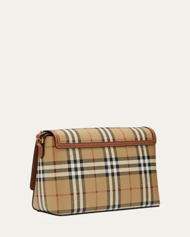 Burberry Note Check Flap Crossbody Bag | Thumbnail 3 Burberry Note Check Flap Crossbody Bag | Thumbnail 3