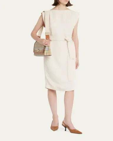Burberry Note Check Flap Crossbody Bag | Thumbnail 5 Burberry Note Check Flap Crossbody Bag | Thumbnail 5
