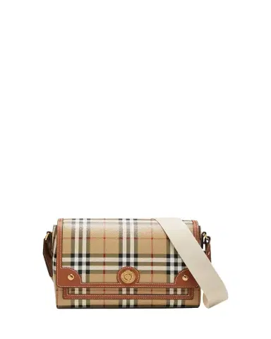 Burberry Note Check Flap Crossbody Bag | Thumbnail 1 Burberry Note Check Flap Crossbody Bag | Thumbnail 1
