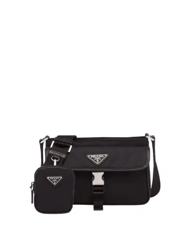 Prada Men's Nylon Crossbody Bag | Thumbnail 1 Prada Men's Nylon Crossbody Bag | Thumbnail 1
