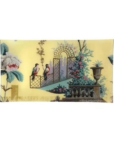 John Derian Yellow Rose Garden Rectangular Tray, 10" x 16" | Thumbnail 1