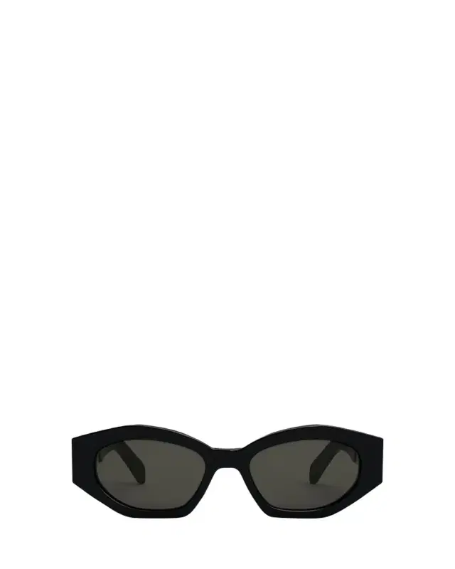 CELINE Triomphe Logo Acetate Cat-Eye Sunglasses