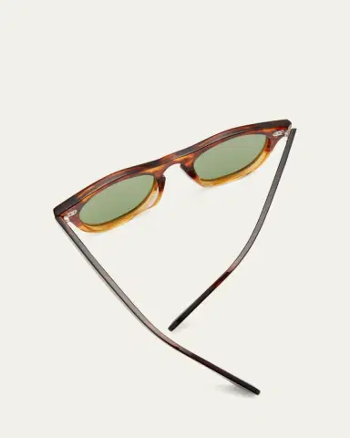 Oliver Peoples Men's Rorke Round Acetate & Crystal Sunglasses | Thumbnail 4