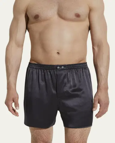 Zimmerli Men's Silk Boxer Shorts | Thumbnail 2