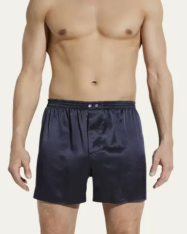 Zimmerli Men's Silk Boxer Shorts | Thumbnail 6