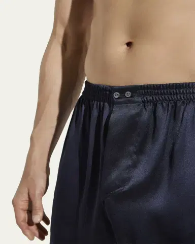 Zimmerli Men's Silk Boxer Shorts | Thumbnail 7
