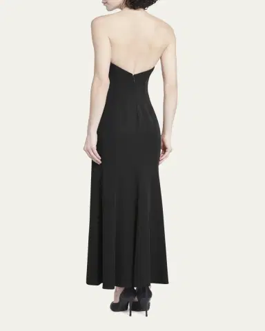 Giorgio Armani Strapless Plisse Gown | Thumbnail 3
