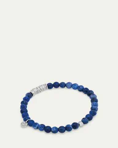 Tateossian Men's Sodalite Bead Bracelet | Thumbnail 4 Tateossian Men's Sodalite Bead Bracelet | Thumbnail 4