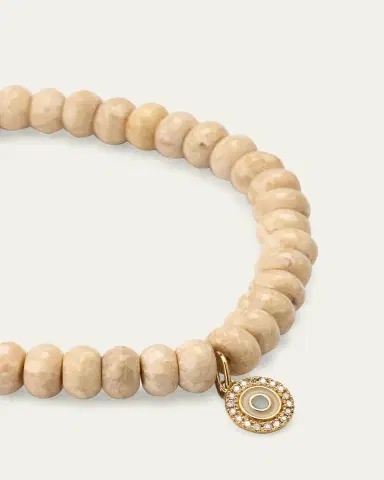 Sydney Evan Evil Eye Charm & Jasper Bead Bracelet | Thumbnail 3 Sydney Evan Evil Eye Charm & Jasper Bead Bracelet | Thumbnail 3