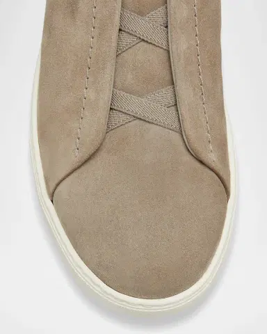ZEGNA Men's Triple Stitch Suede Sneakers | Thumbnail 5 ZEGNA Men's Triple Stitch Suede Sneakers | Thumbnail 5