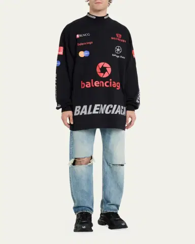 Balenciaga Men's Mesh Runner Sneakers | Thumbnail 3 Balenciaga Men's Mesh Runner Sneakers | Thumbnail 3