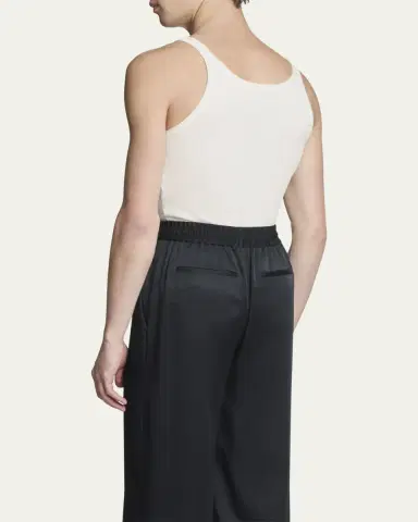 Saint Laurent Men's Jersey Fine Rib Tank Top | Thumbnail 3