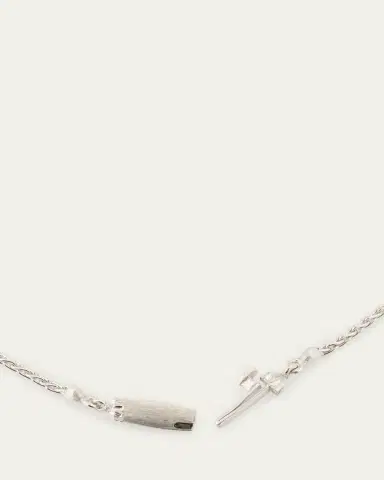 Buccellati Ramage 18K White Gold Drop Shaped Pendant Necklace with Diamonds | Thumbnail 4 Buccellati Ramage 18K White Gold Drop Shaped Pendant Necklace with Diamonds | Thumbnail 4