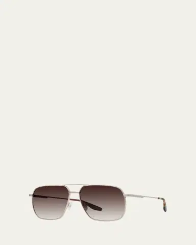 BARTON PERREIRA Men's Royale Titanium Aviator Sunglasses | Thumbnail 5 BARTON PERREIRA Men's Royale Titanium Aviator Sunglasses | Thumbnail 5