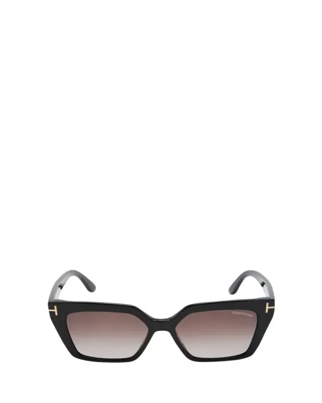 TOM FORD Winona Acetate T-Logo Cat-Eye Sunglasses