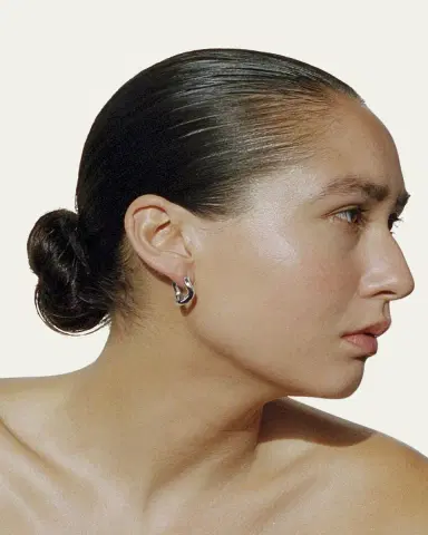Charlotte Chesnais Boucles Doreilles Wave Huggie Earrings | Thumbnail 2
