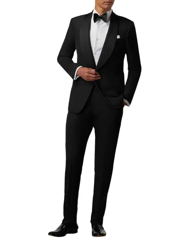 Men's Gregory Barathea Wool Shawl Tuxedo