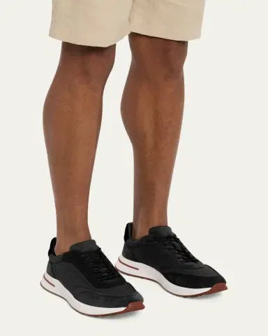 Loro Piana Men's Weekend Walk Low-Top Sneakers | Thumbnail 2
