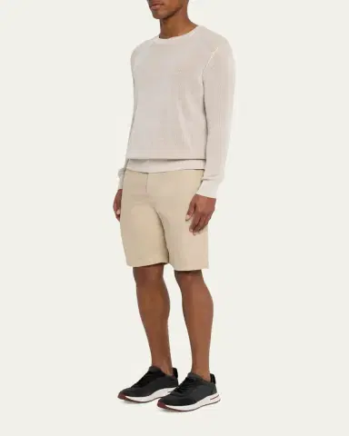 Loro Piana Men's Weekend Walk Low-Top Sneakers | Thumbnail 3