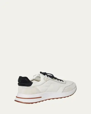 Loro Piana Men's Weekend Walk Low-Top Sneakers | Thumbnail 7
