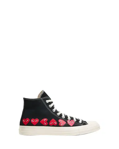 CDG Play x Converse Multi Heart High-Top Sneakers | Thumbnail 1 CDG Play x Converse Multi Heart High-Top Sneakers | Thumbnail 1