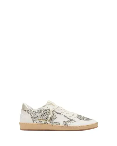 Golden Goose Ball Star Glitter Leather Low-Top Sneakers | Thumbnail 1 Golden Goose Ball Star Glitter Leather Low-Top Sneakers | Thumbnail 1