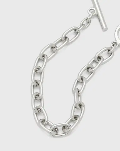 Ben-Amun Silver Imitation Rhodium Electroplated Chain Bracelet | Thumbnail 6
