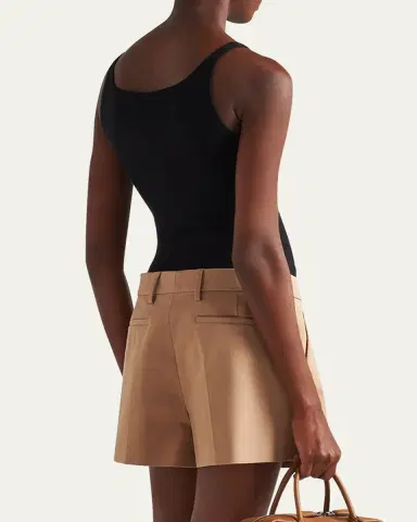 Prada Logo-Print Slim Knit Tank Top | Thumbnail 3 Prada Logo-Print Slim Knit Tank Top | Thumbnail 3