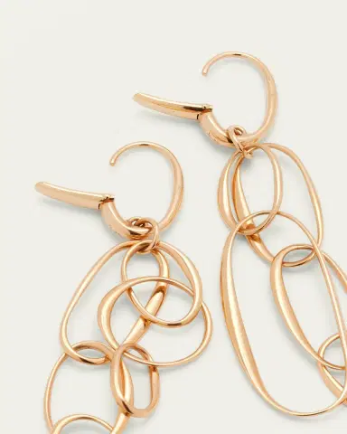 Pomellato 18k Rose Gold Oval-Link Earrings | Thumbnail 4