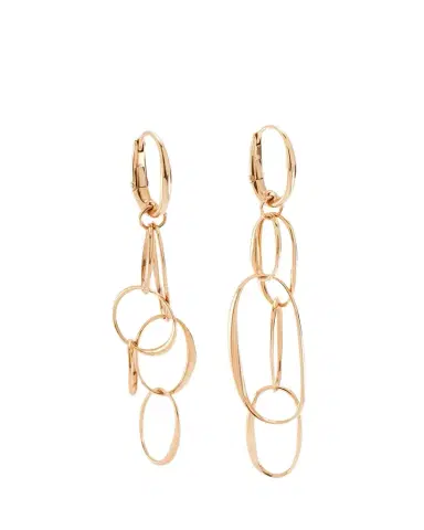 Pomellato 18k Rose Gold Oval-Link Earrings | Thumbnail 1