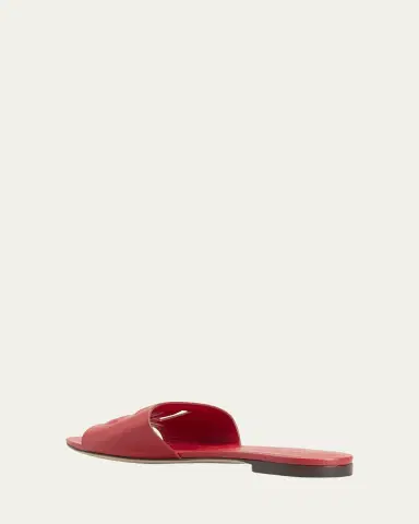 Dolce & Gabbana Cutout DG Flat Slide Sandals | Thumbnail 17