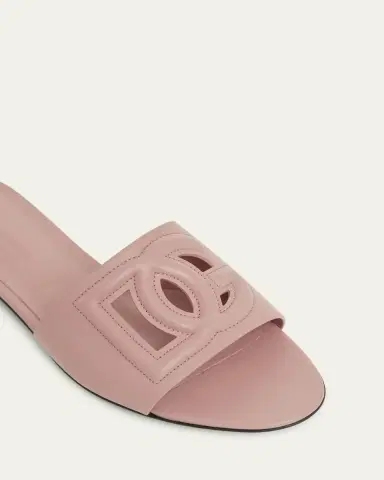 Dolce & Gabbana Cutout DG Flat Slide Sandals | Thumbnail 22
