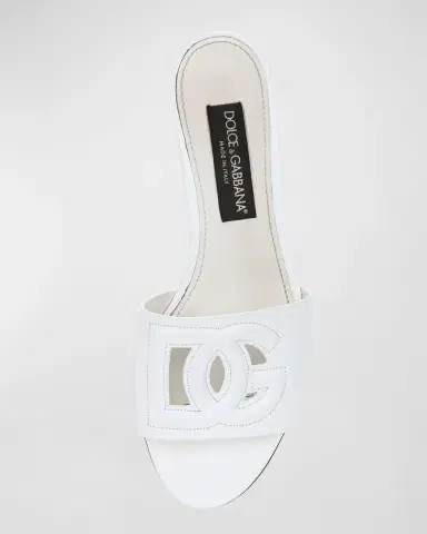 Dolce & Gabbana Cutout DG Flat Slide Sandals | Thumbnail 30