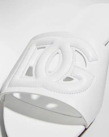 Dolce & Gabbana Cutout DG Flat Slide Sandals | Thumbnail 32