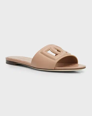 Dolce & Gabbana Cutout DG Flat Slide Sandals | Thumbnail 33