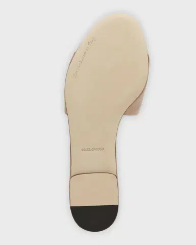 Dolce & Gabbana Cutout DG Flat Slide Sandals | Thumbnail 37
