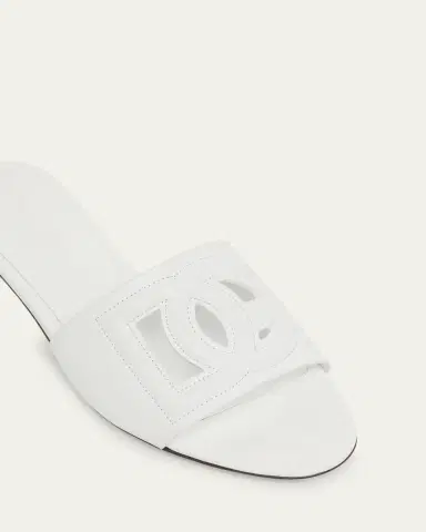 Dolce & Gabbana Cutout DG Flat Slide Sandals | Thumbnail 10