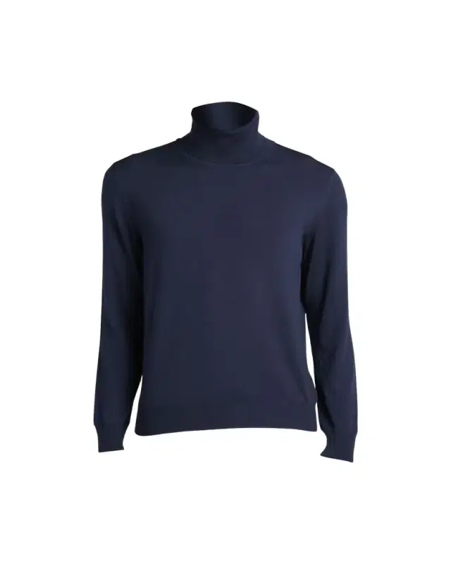 Men's Wool Knit Turtleneck Sweater